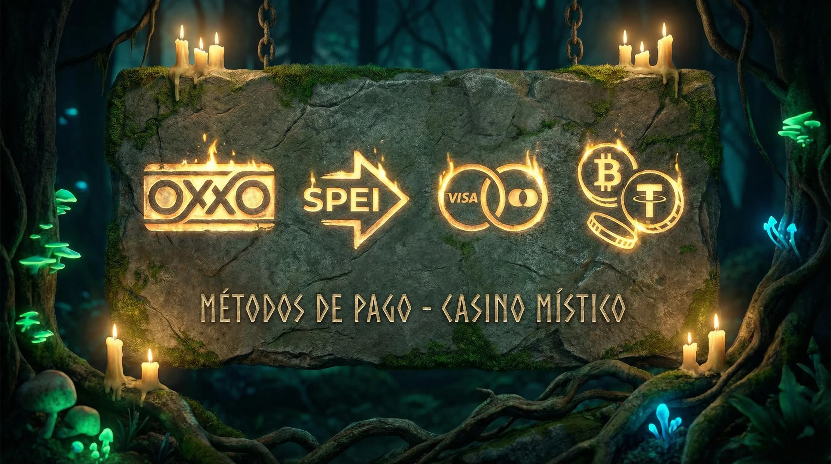 Métodos de pago OXXO SPEI Visa Bitcoin Winz Login
